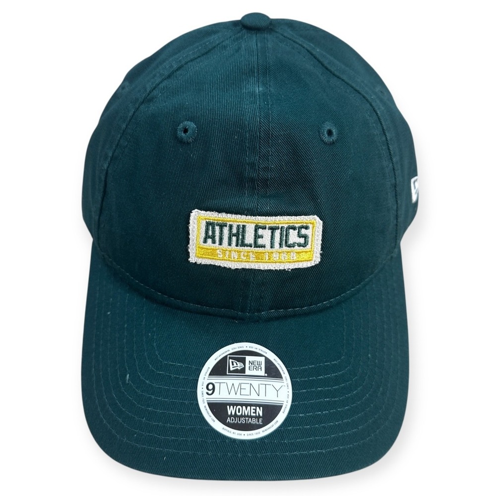 New Era Athletics Baseball Cap Green Adjustable 9TWENTY Women